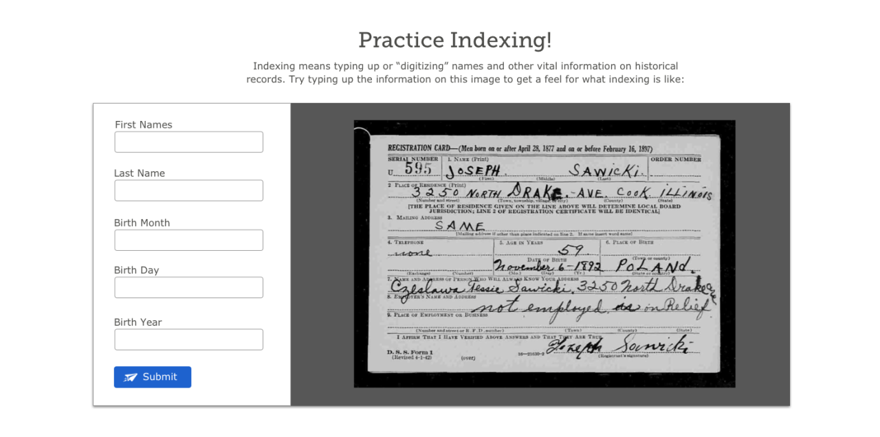 Indexing: Helping people find their ancestors on Behance Indexing: Helping people find their ancestors on Behance