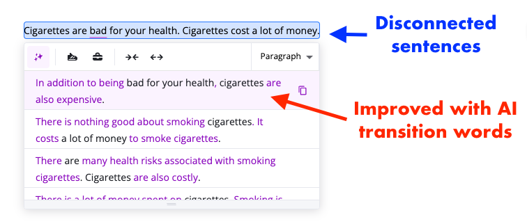 How to Transition from Learning Words to Conversing Naturally