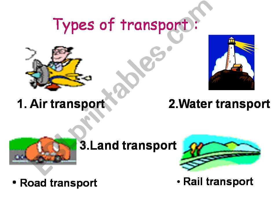 Types of Transportation | PDF Types of Transportation | PDF
