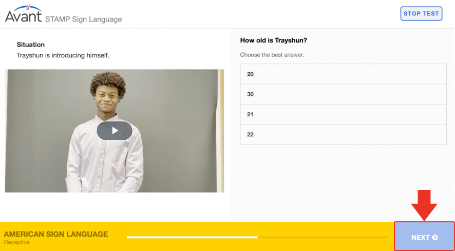 STAMP for ASL Test Taker Guide | Avant Assessment STAMP for ASL Test Taker Guide | Avant Assessment