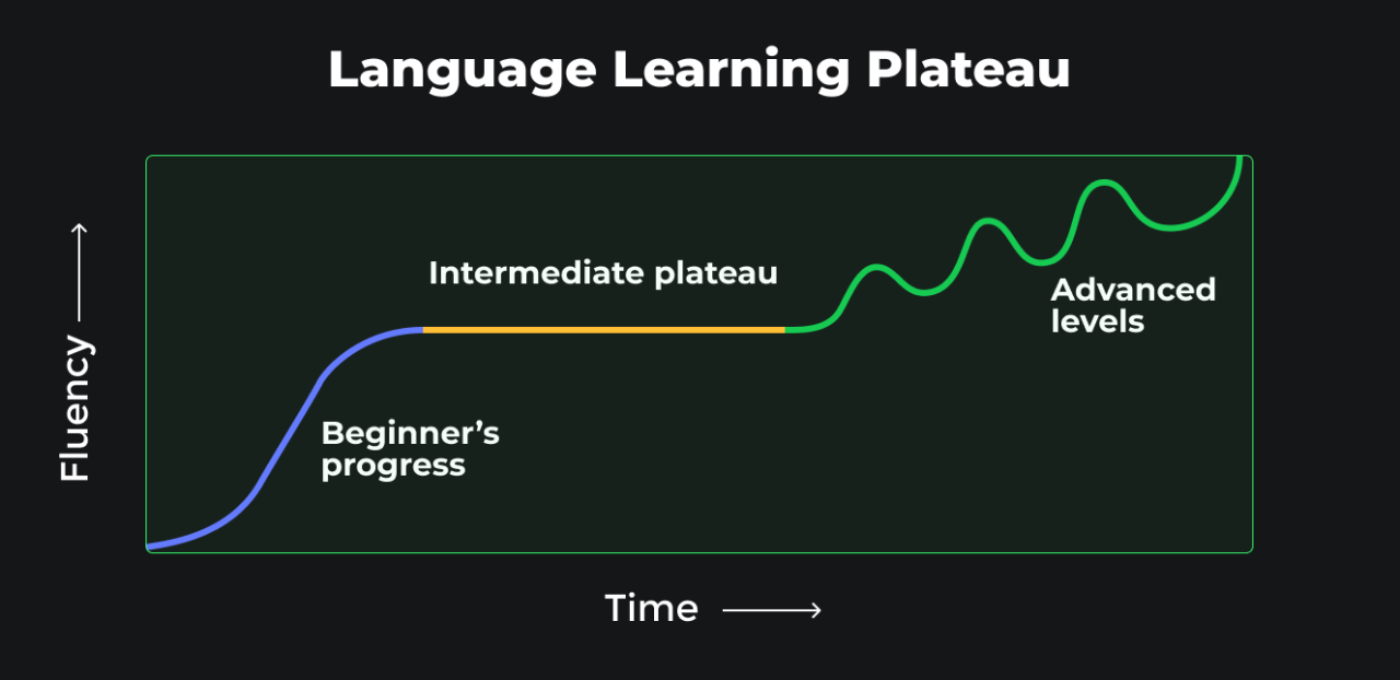 Effective Ways to Break Through The Language Learning Plateau