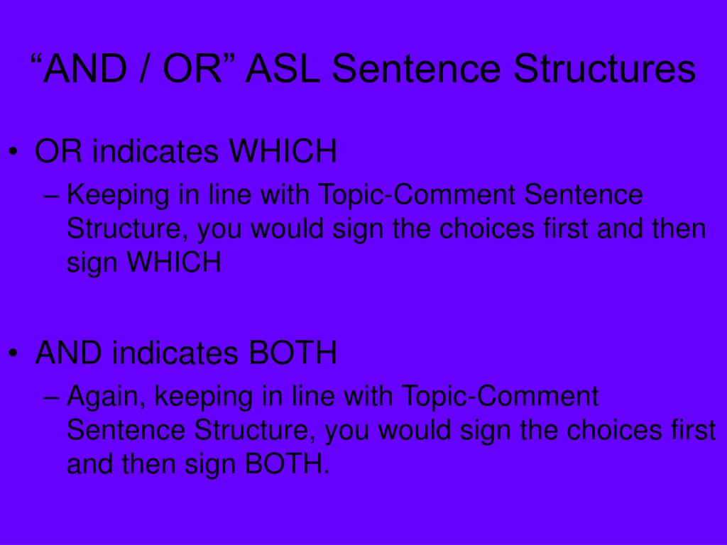 English to ASL Sentence Structure | American sign language, Preschool ... English to ASL Sentence Structure | American sign language, Preschool ...