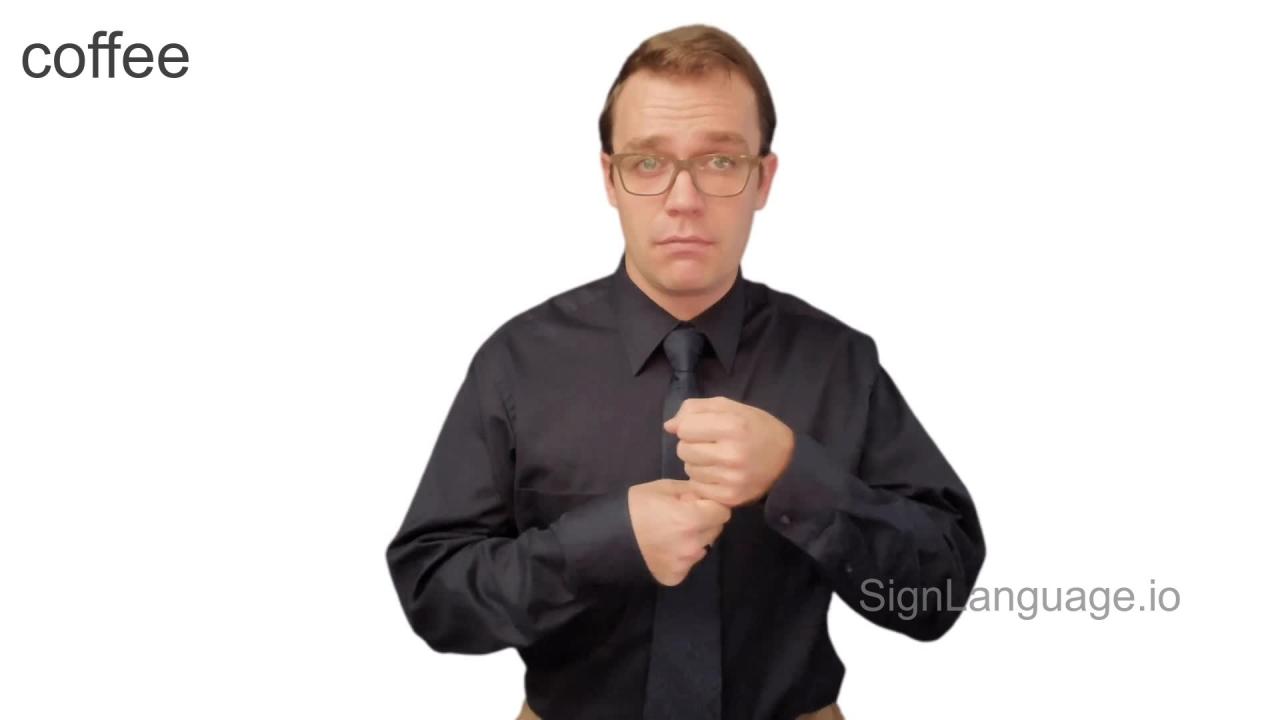 coffee in asl sign - Important Project Record Pictures Gallery