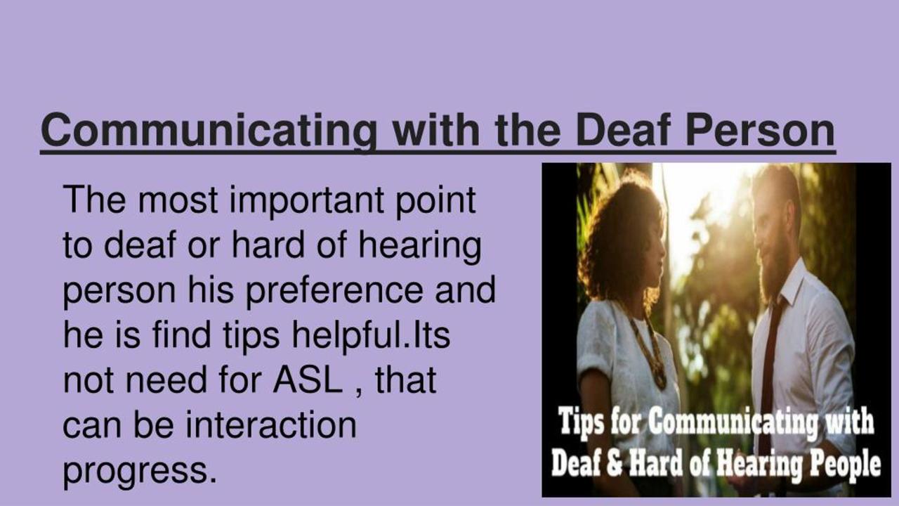 How to Show Respect Within the Deaf Community