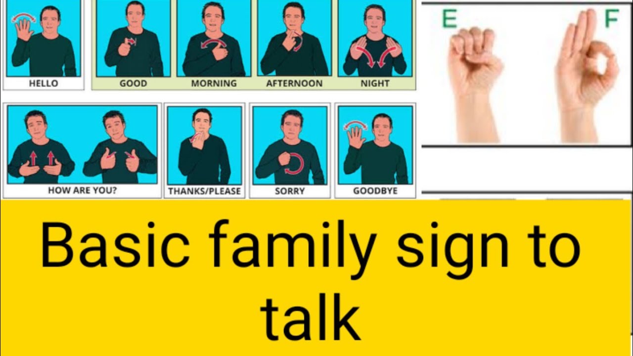Basic family sign to talk part 1.doctor Abida. اشاروں کی زبان حصہ اول ... Basic family sign to talk part 1.doctor Abida. اشاروں کی زبان حصہ اول ...