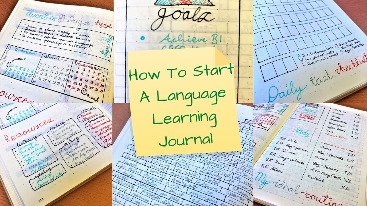 How to Start a Language Learning Journal! - YouTube