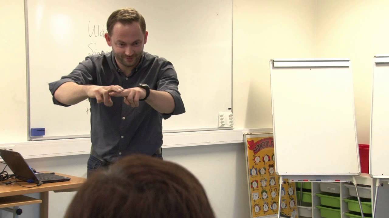 Sign language conversation abstract concept Vector Image