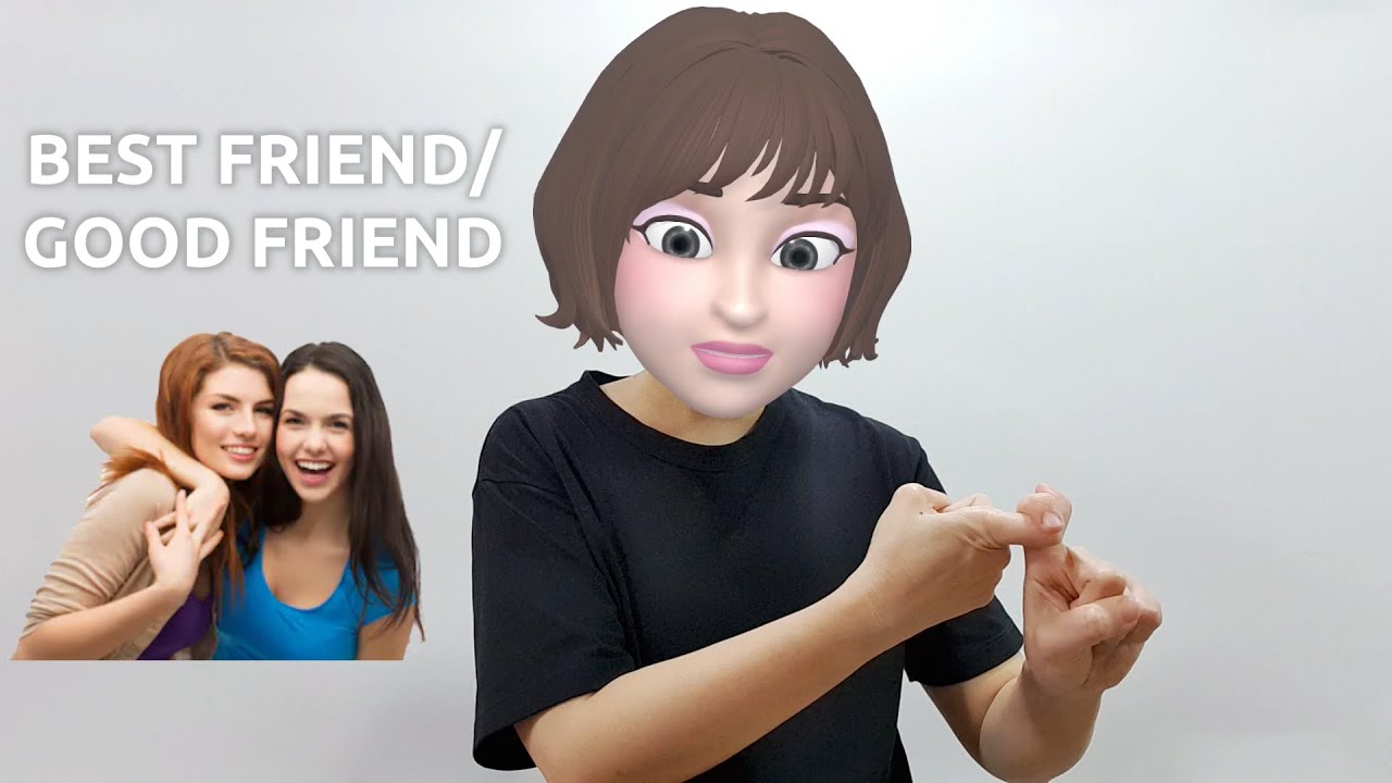 American Sign Language (ASL) Lesson: Best Friend/Good Friend - YouTube
